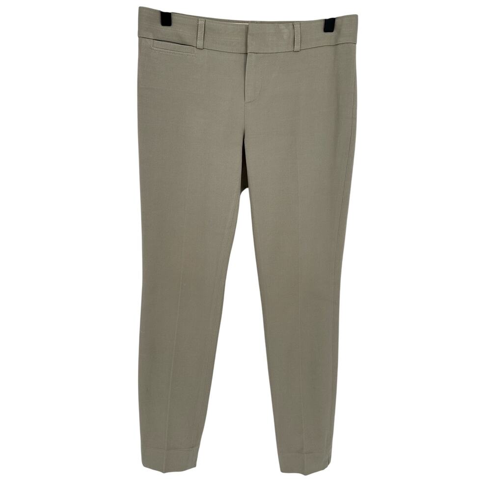 Banana Republic Pants Women 0 Gray Sloan Straight Leg Bi Stretch Career Trousers